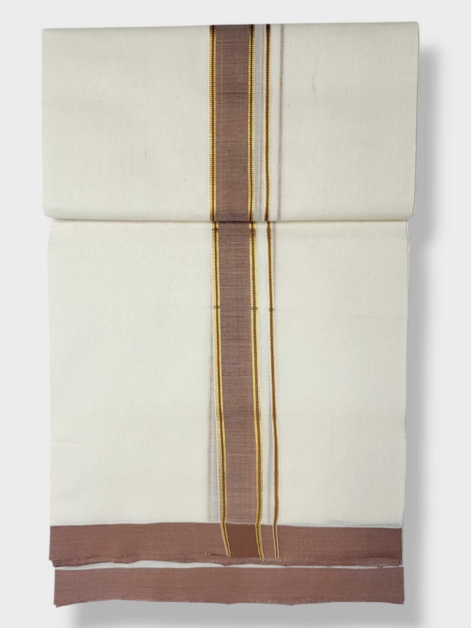 Kerala Balaramapuram Pure Cotton Handloom Mundu/Dhoti