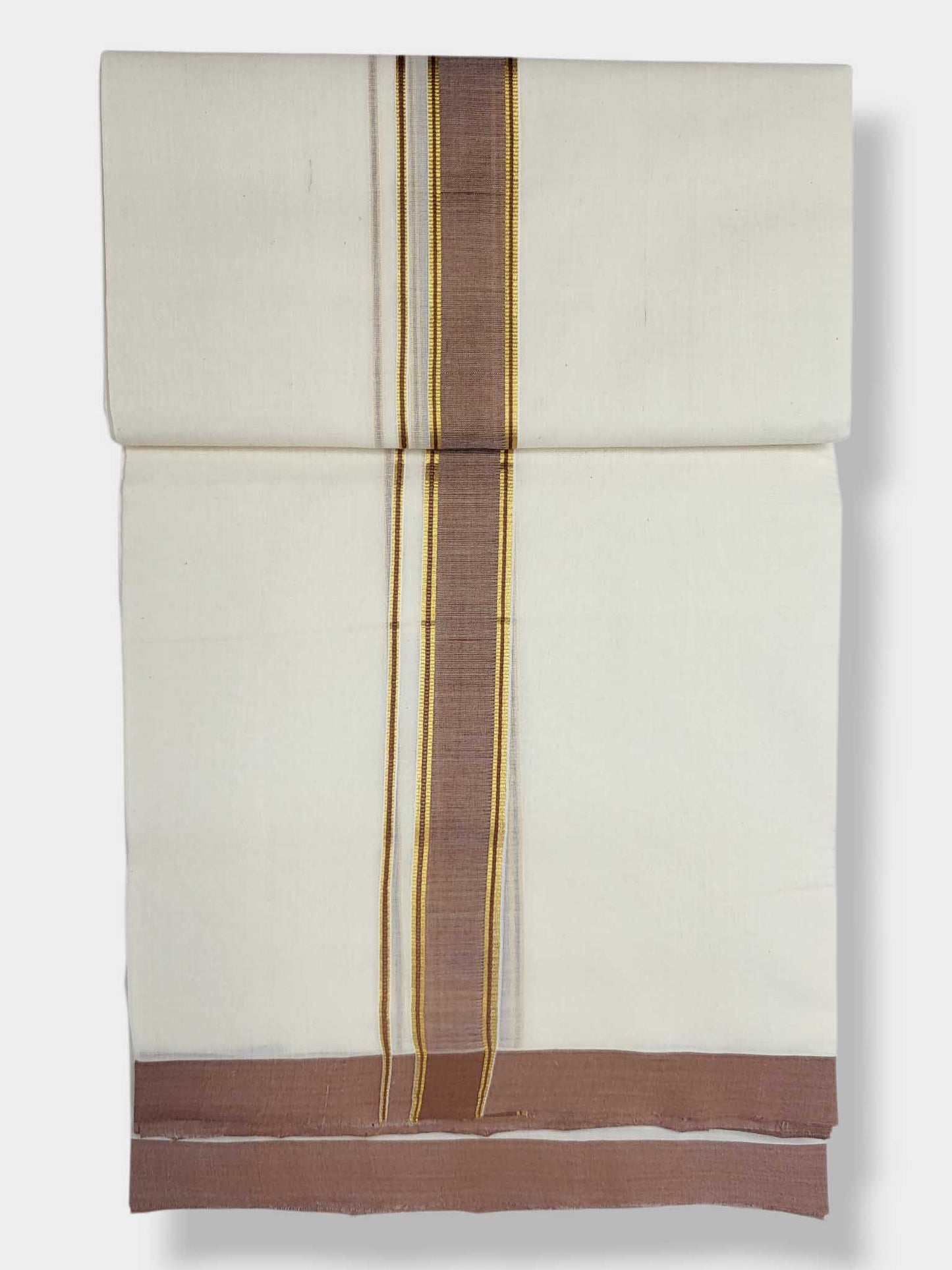 Kerala Balaramapuram Pure Cotton Handloom Mundu/Dhoti