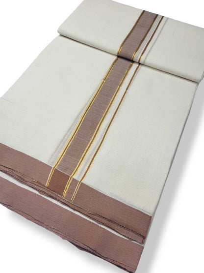 Kerala Balaramapuram Pure Cotton Handloom Mundu/Dhoti