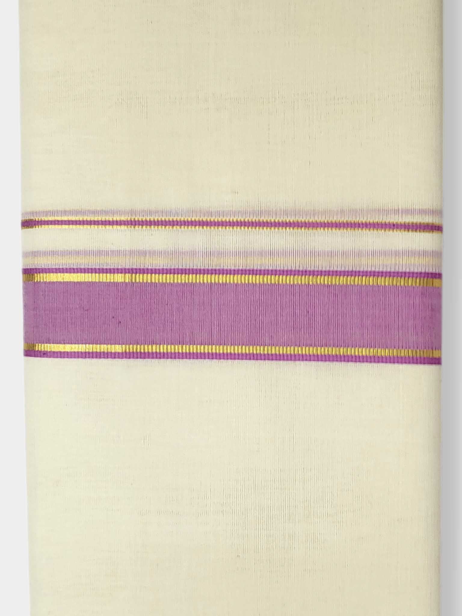 Kerala Balaramapuram Pure Cotton Handloom Mundu/Dhoti