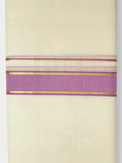Kerala Balaramapuram Pure Cotton Handloom Mundu/Dhoti