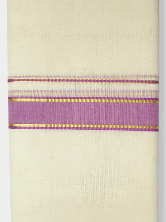 Kerala Balaramapuram Pure Cotton Handloom Mundu/Dhoti
