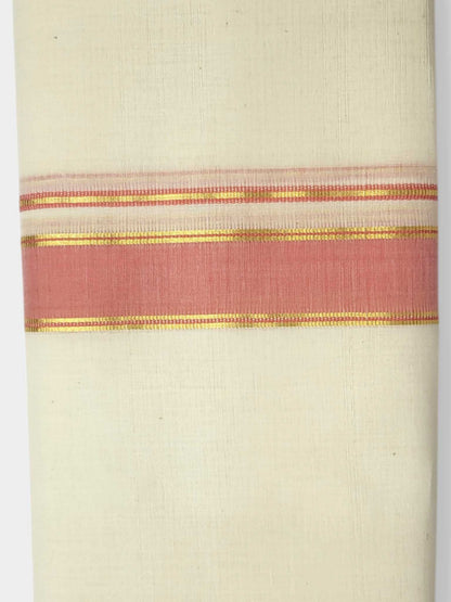 Kerala Balaramapuram Pure Cotton Handloom Mundu/Dhoti