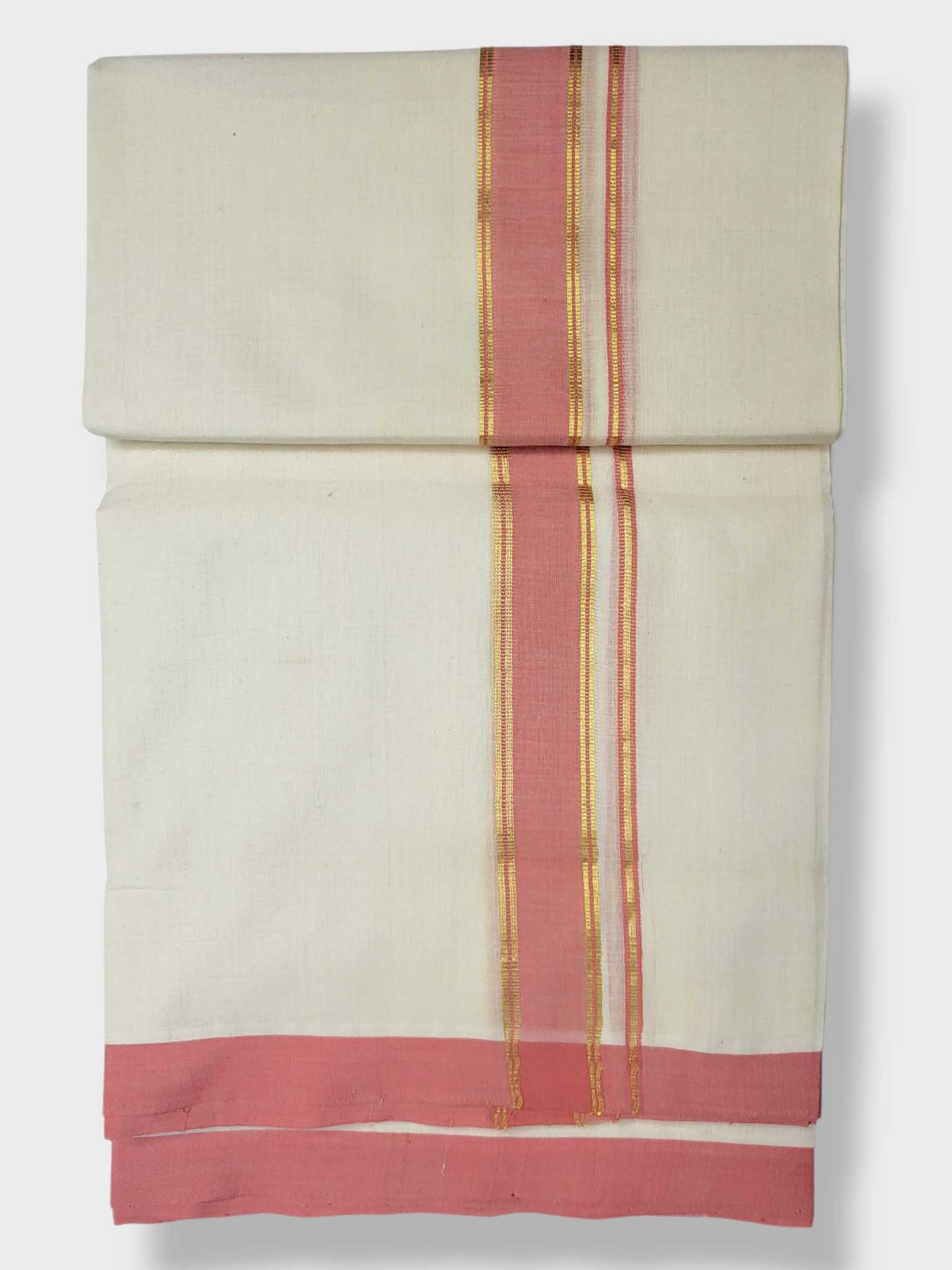 Kerala Balaramapuram Pure Cotton Handloom Mundu/Dhoti