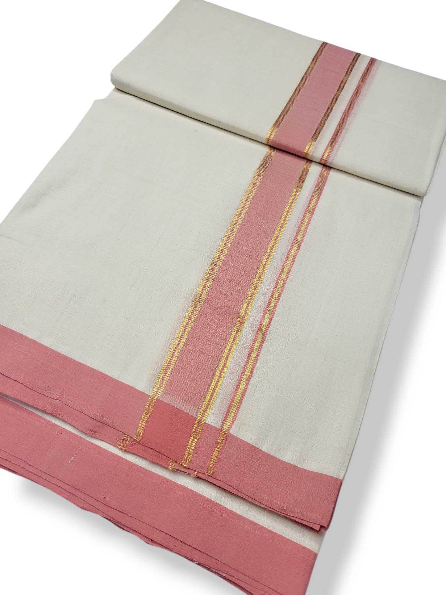 Kerala Balaramapuram Pure Cotton Handloom Mundu/Dhoti
