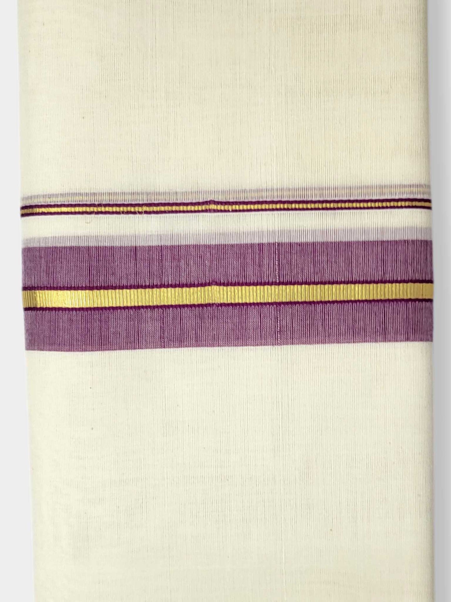 Kerala Balaramapuram Pure Cotton Handloom Mundu/Dhoti