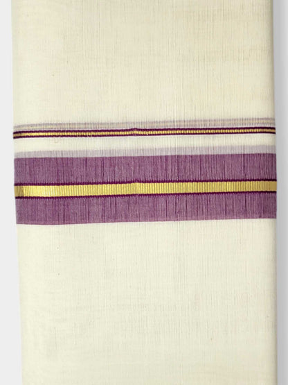 Kerala Balaramapuram Pure Cotton Handloom Mundu/Dhoti
