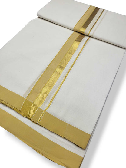 Kerala Balaramapuram Pure Cotton Handloom Mundu/Dhoti