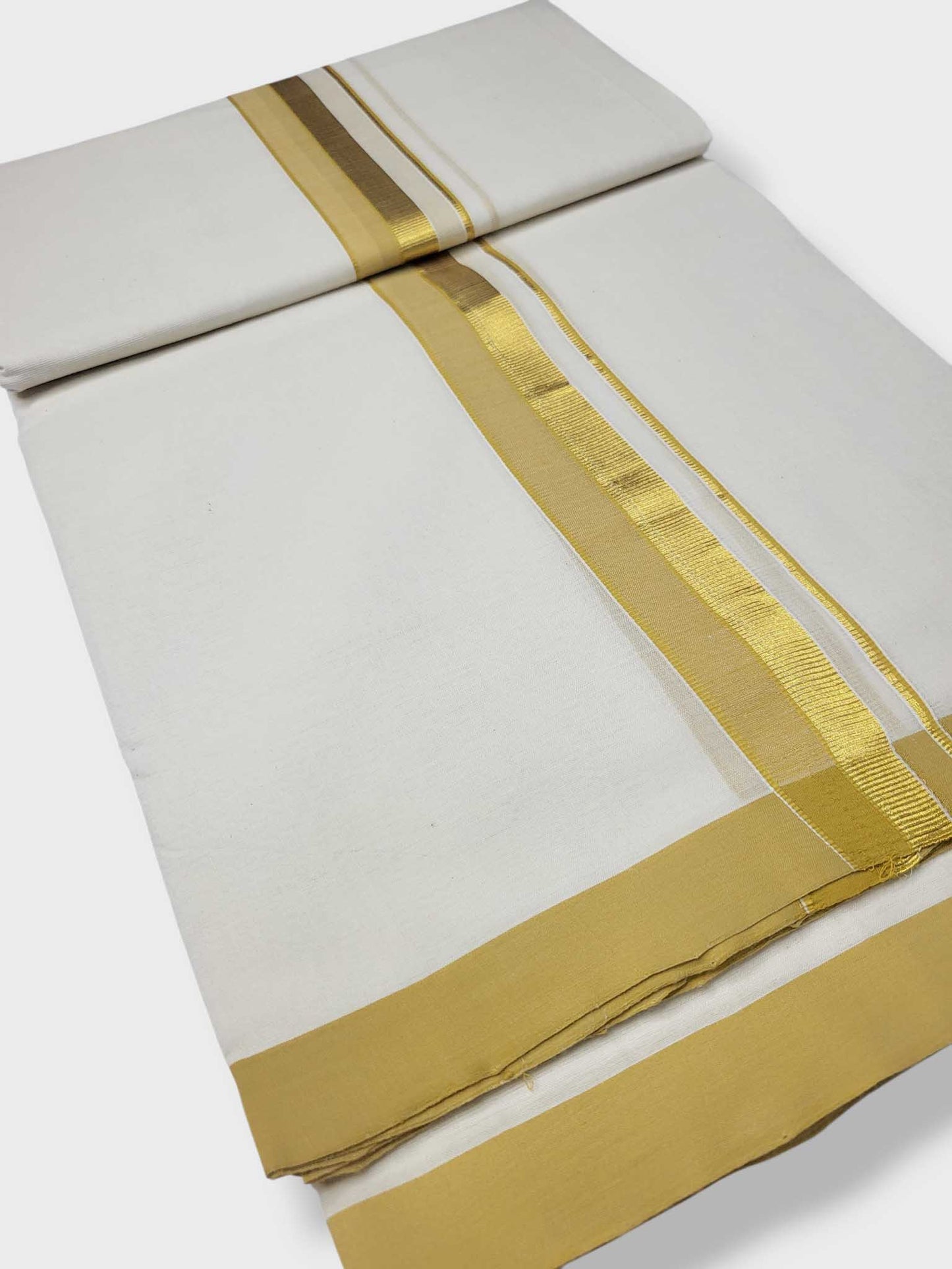 Kerala Balaramapuram Pure Cotton Handloom Mundu/Dhoti
