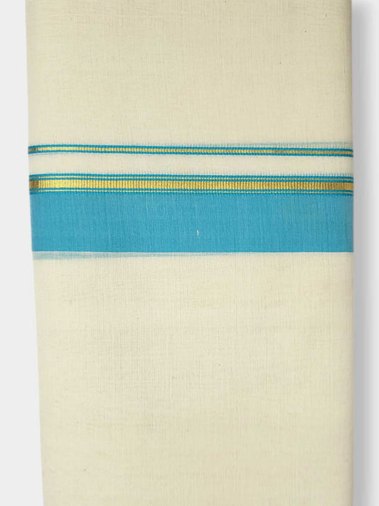 Kerala Balaramapuram Pure Cotton Handloom Mundu/Dhoti