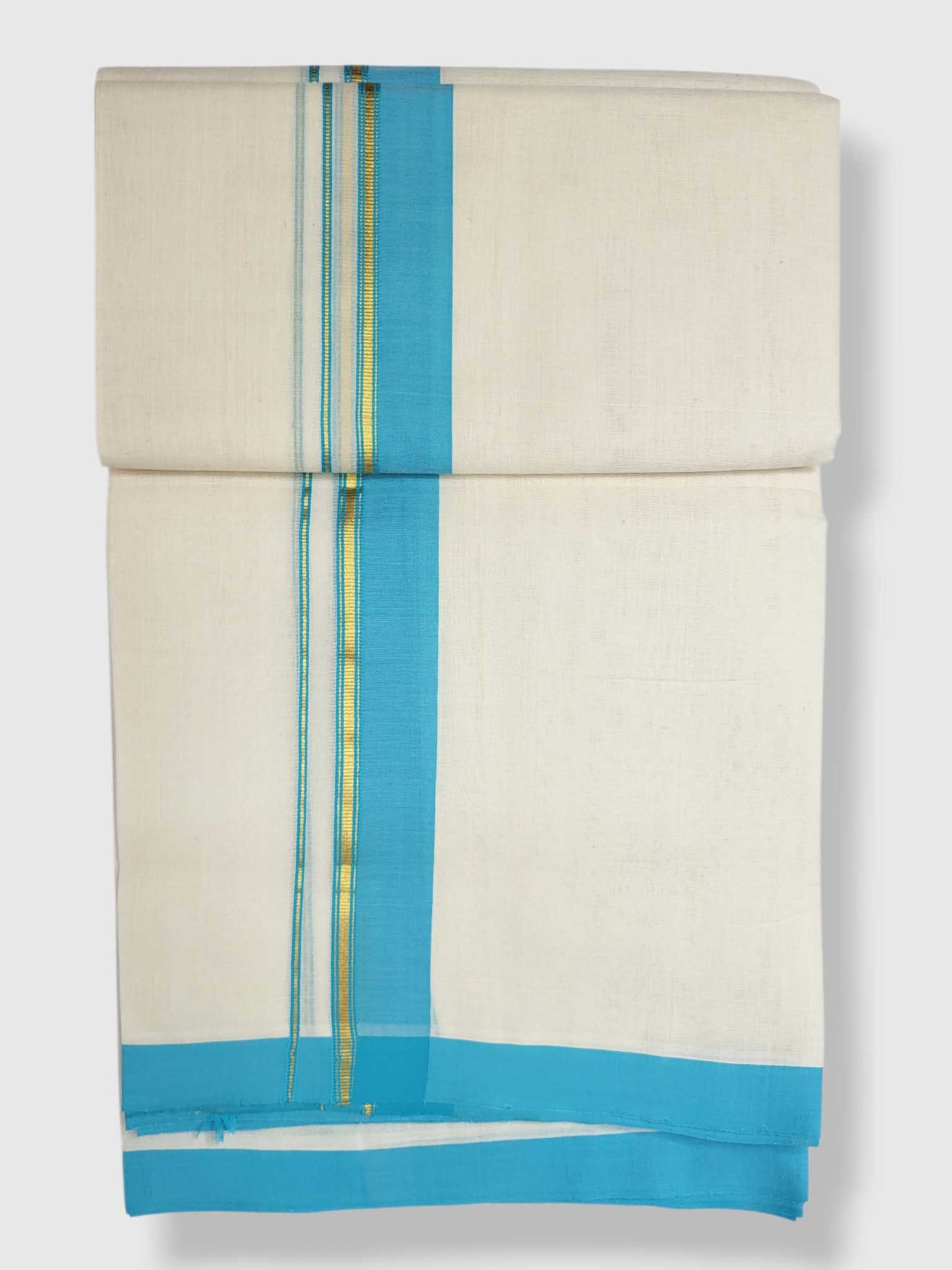 Kerala Balaramapuram Pure Cotton Handloom Mundu/Dhoti