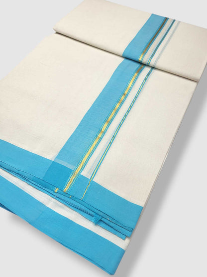 Kerala Balaramapuram Pure Cotton Handloom Mundu/Dhoti