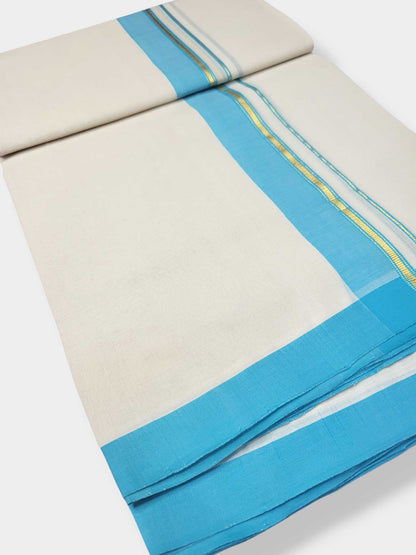 Kerala Balaramapuram Pure Cotton Handloom Mundu/Dhoti