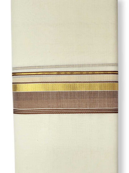 Kerala Balaramapuram Pure Cotton Handloom Mundu/Dhoti
