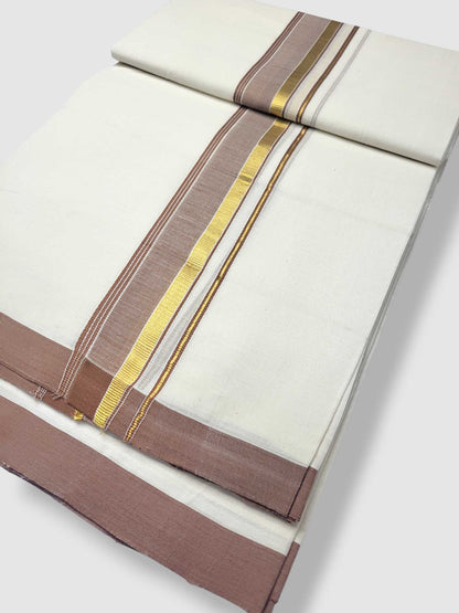Kerala Balaramapuram Pure Cotton Handloom Mundu/Dhoti