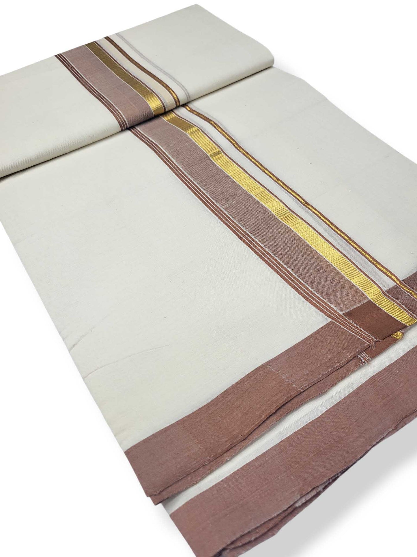 Kerala Balaramapuram Pure Cotton Handloom Mundu/Dhoti