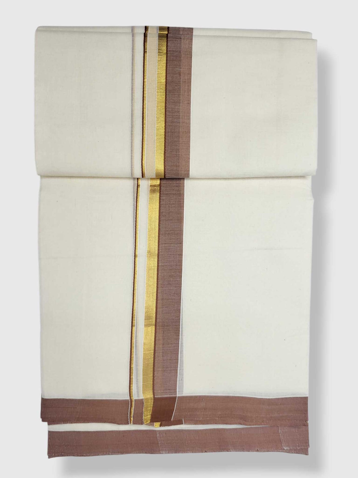 Kerala Balaramapuram Pure Cotton Handloom Mundu/Dhoti