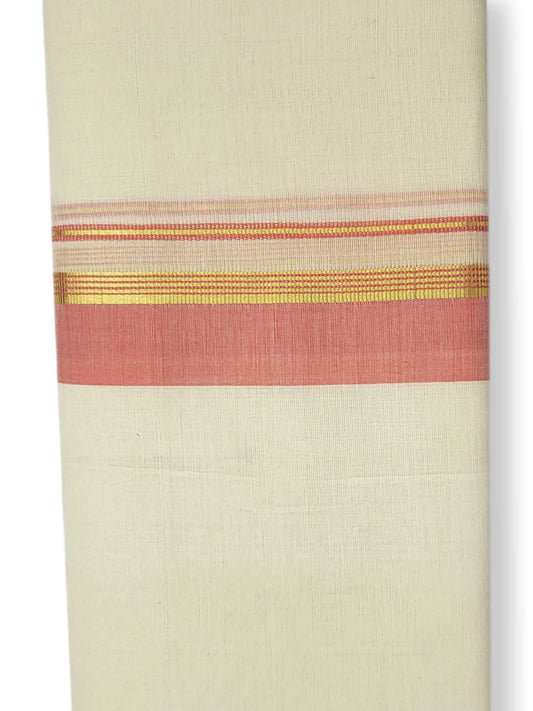 Kerala Balaramapuram Pure Cotton Handloom Mundu/Dhoti