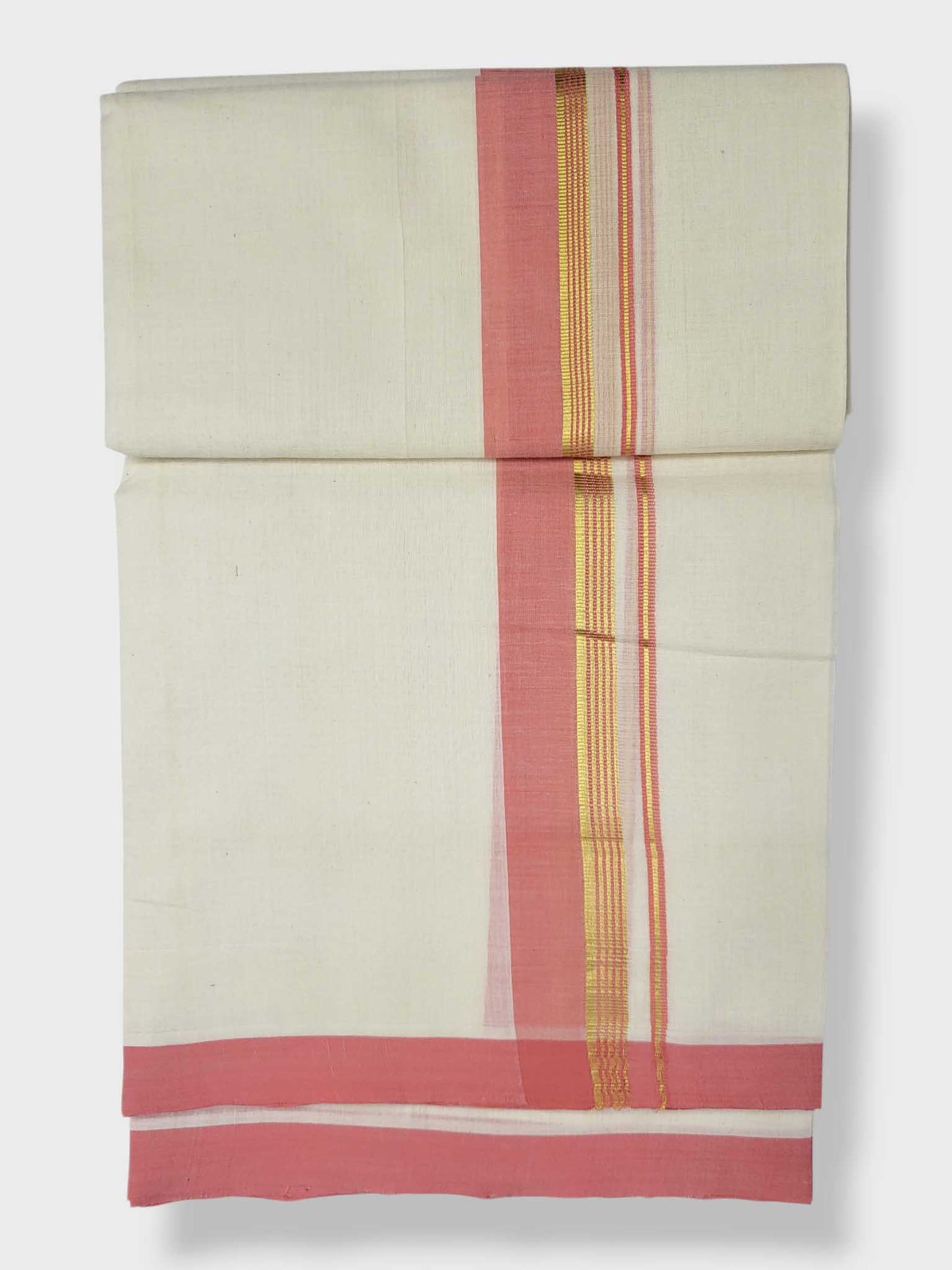 Kerala Balaramapuram Pure Cotton Handloom Mundu/Dhoti