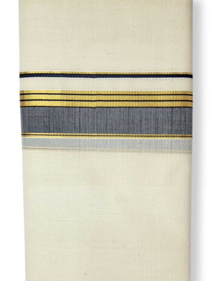 Kerala Balaramapuram Pure Cotton Handloom Mundu/Dhoti