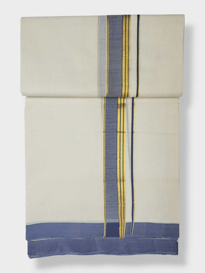 Kerala Balaramapuram Pure Cotton Handloom Mundu/Dhoti
