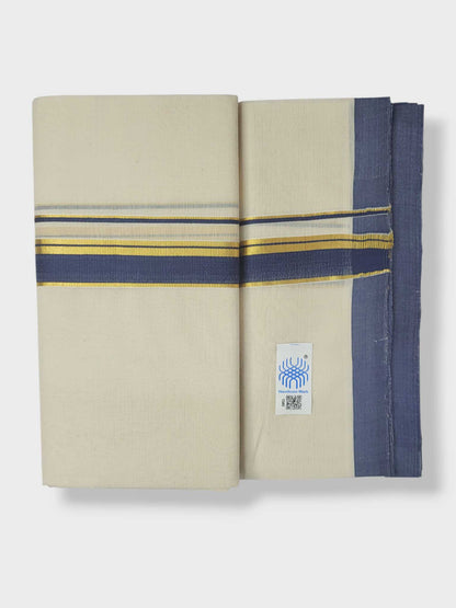 Kerala Balaramapuram Pure Cotton Handloom Mundu/Dhoti