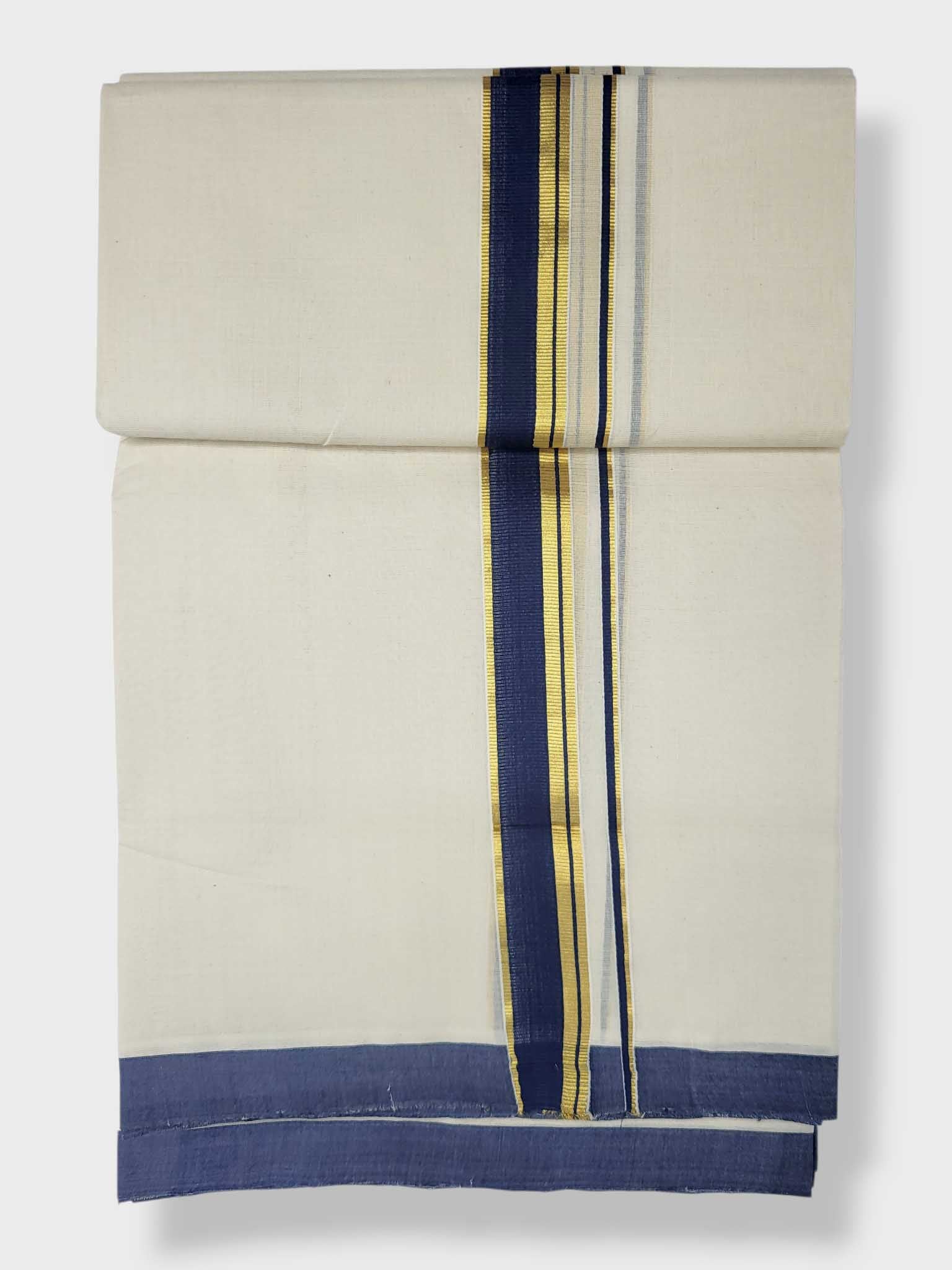 Kerala Balaramapuram Pure Cotton Handloom Mundu/Dhoti