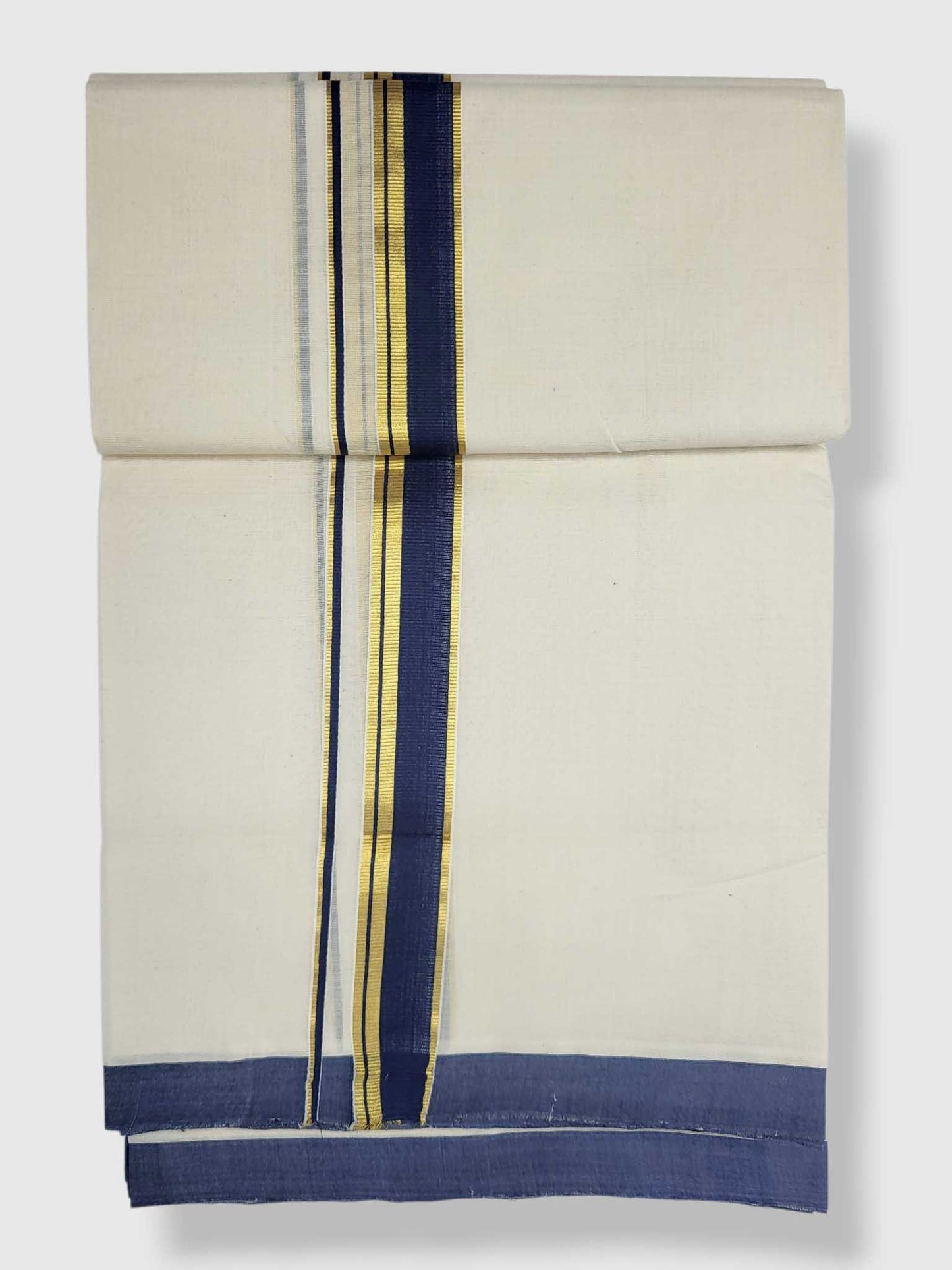 Kerala Balaramapuram Pure Cotton Handloom Mundu/Dhoti