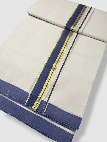 Kerala Balaramapuram Pure Cotton Handloom Mundu/Dhoti