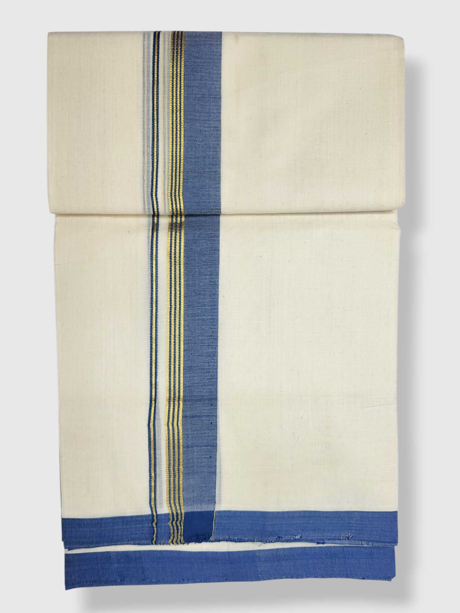 Kerala Balaramapuram Pure Cotton Handloom Mundu/Dhoti