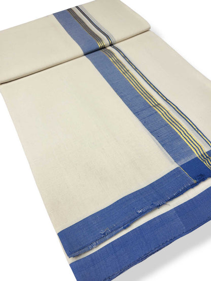 Kerala Balaramapuram Pure Cotton Handloom Mundu/Dhoti