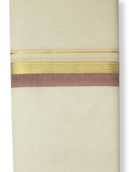 Kerala Balaramapuram Pure Cotton Handloom Mundu/Dhoti