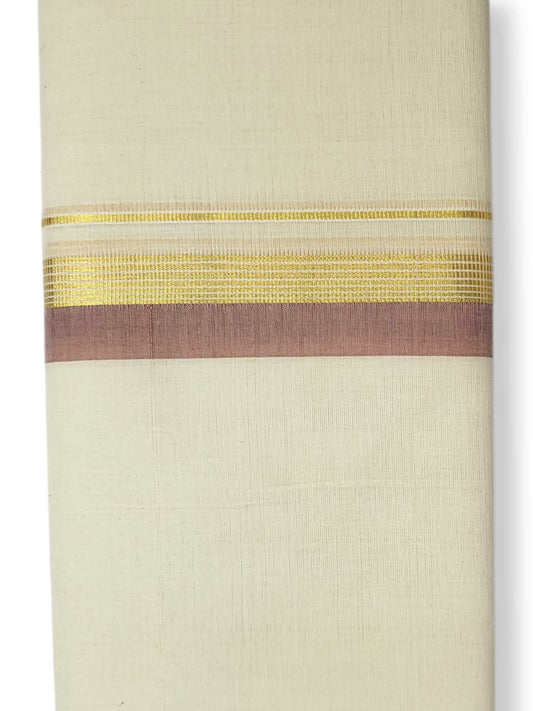 Kerala Balaramapuram Pure Cotton Handloom Mundu/Dhoti