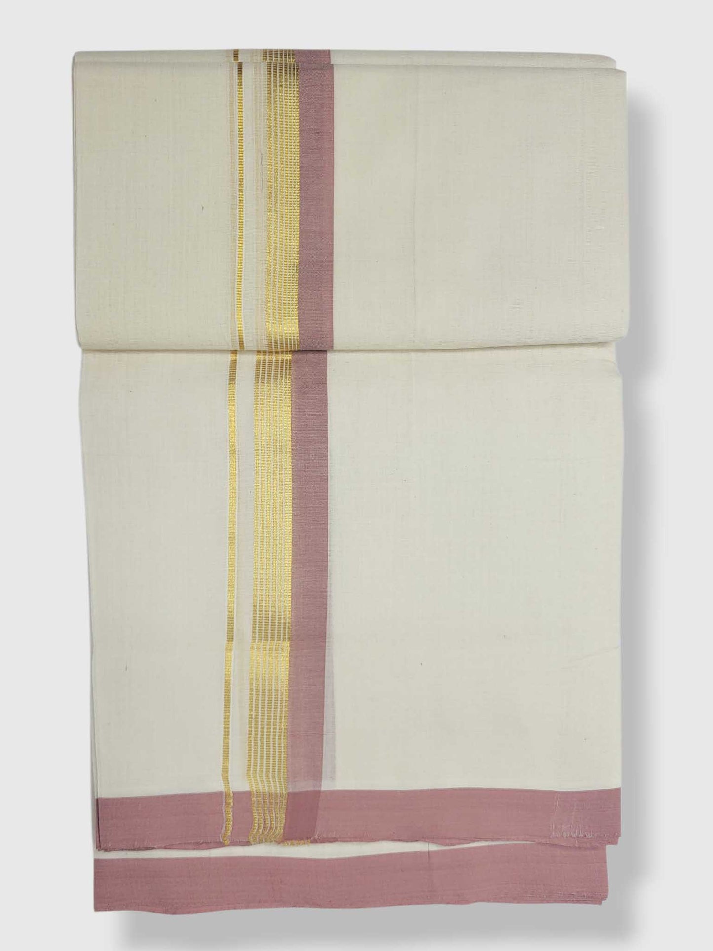 Kerala Balaramapuram Pure Cotton Handloom Mundu/Dhoti