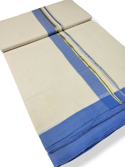 Kerala Balaramapuram Pure Cotton Handloom Mundu/Dhoti