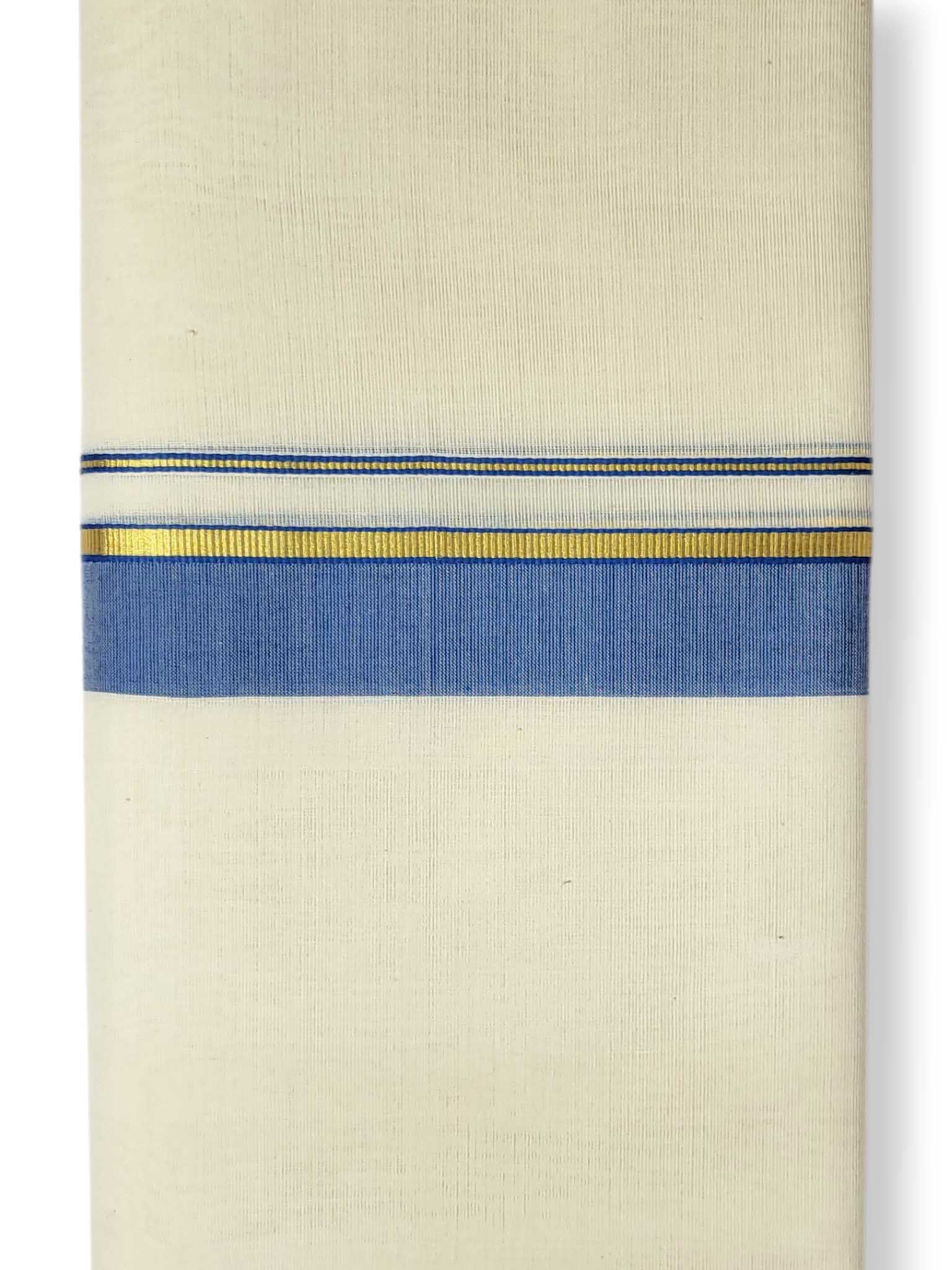 Kerala Balaramapuram Pure Cotton Handloom Mundu/Dhoti