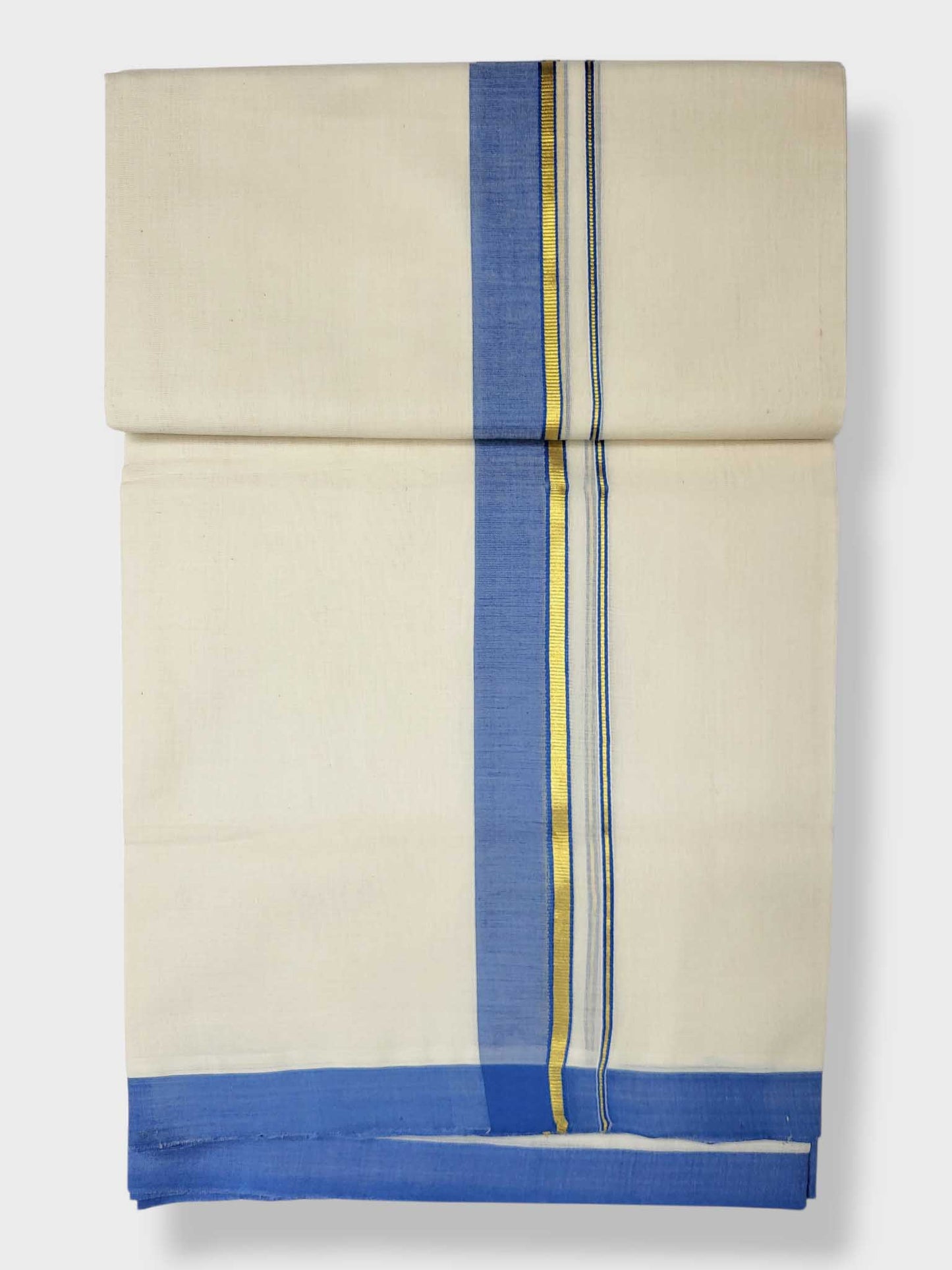 Kerala Balaramapuram Pure Cotton Handloom Mundu/Dhoti