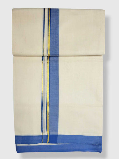 Kerala Balaramapuram Pure Cotton Handloom Mundu/Dhoti