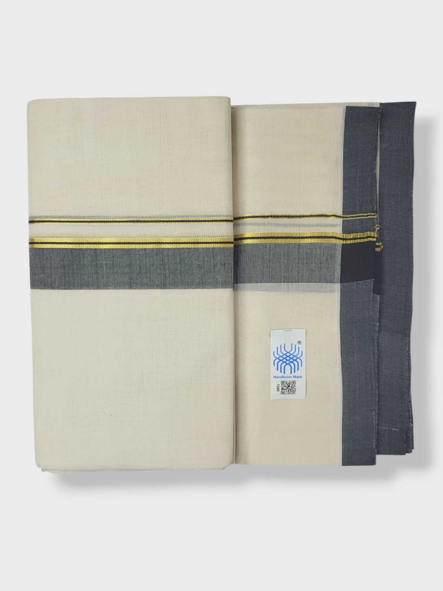 Kerala Balaramapuram Pure Cotton Handloom Mundu/Dhoti