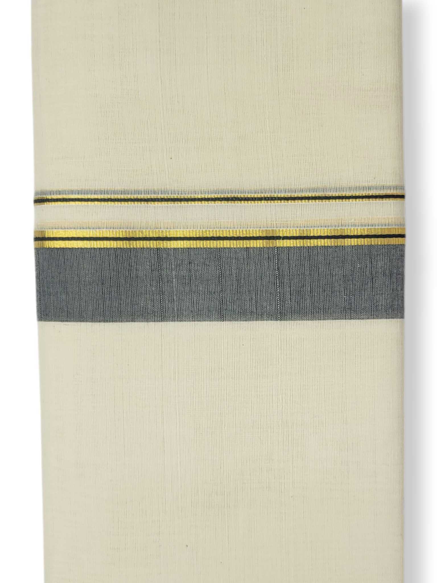 Kerala Balaramapuram Pure Cotton Handloom Mundu/Dhoti
