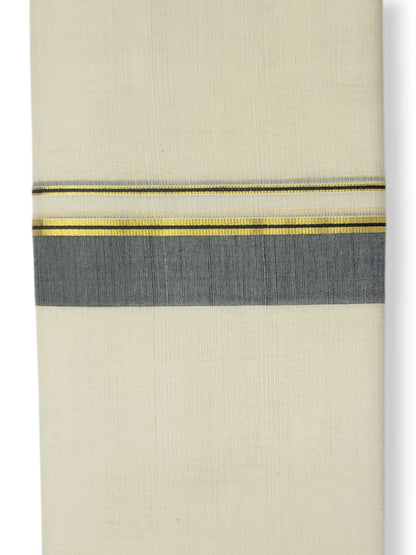 Kerala Balaramapuram Pure Cotton Handloom Mundu/Dhoti
