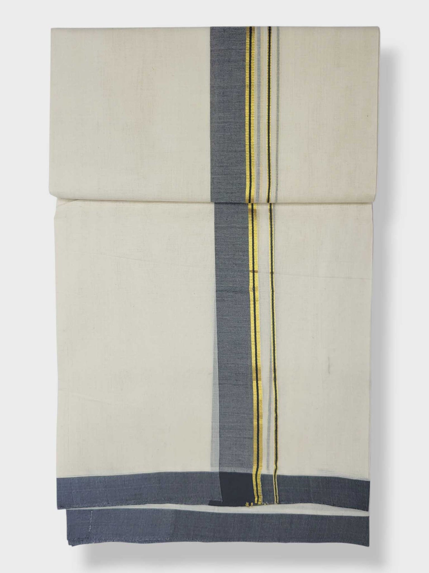 Kerala Balaramapuram Pure Cotton Handloom Mundu/Dhoti
