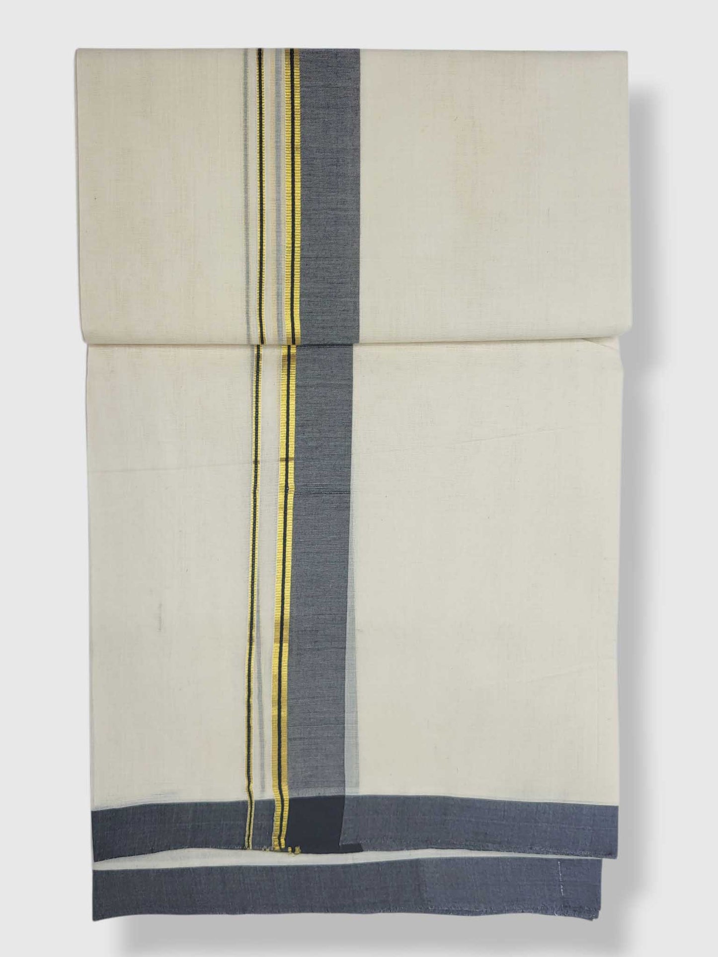 Kerala Balaramapuram Pure Cotton Handloom Mundu/Dhoti