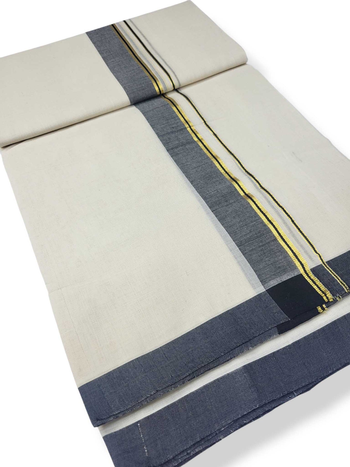 Kerala Balaramapuram Pure Cotton Handloom Mundu/Dhoti