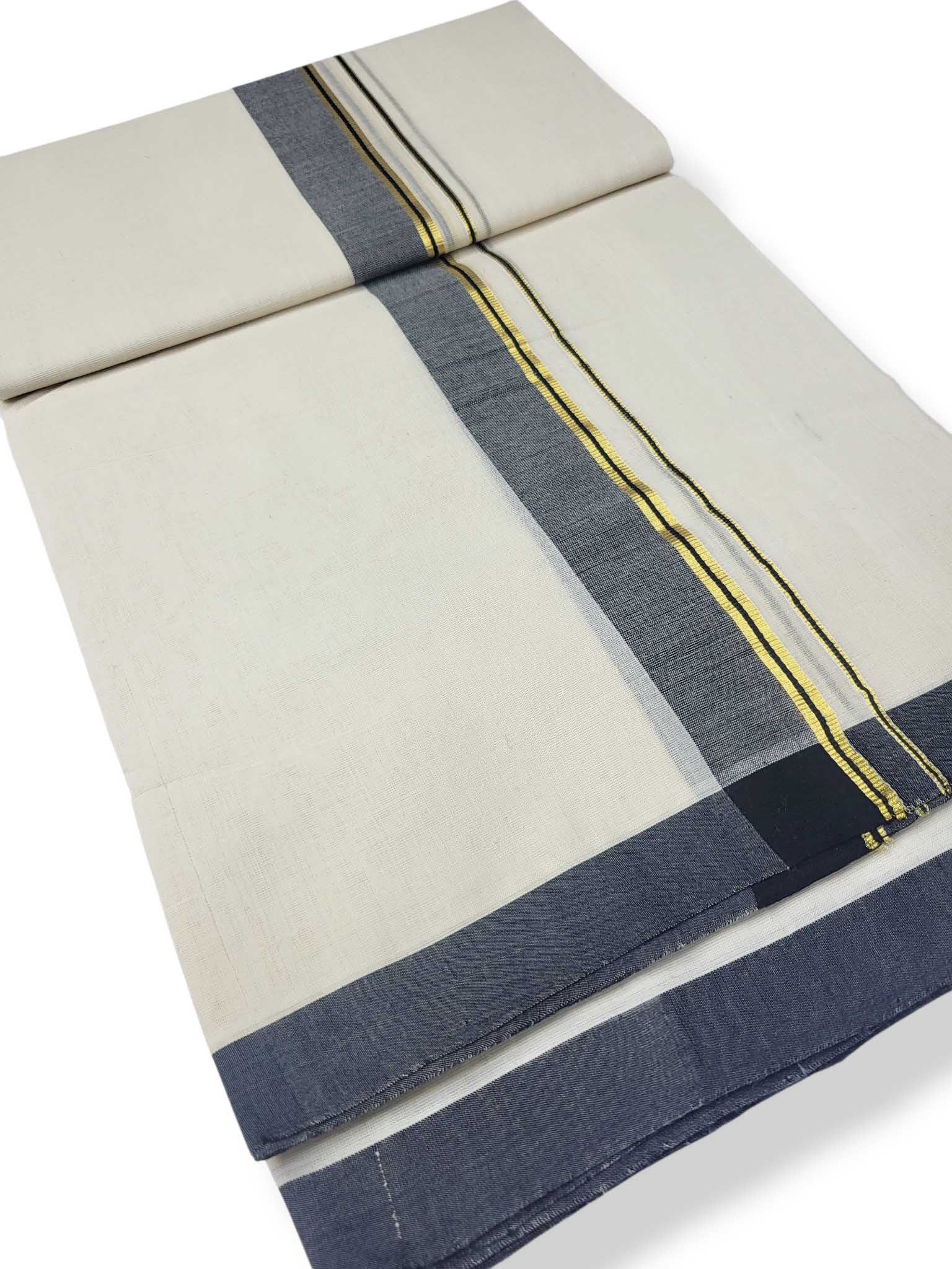 Kerala Balaramapuram Pure Cotton Handloom Mundu/Dhoti