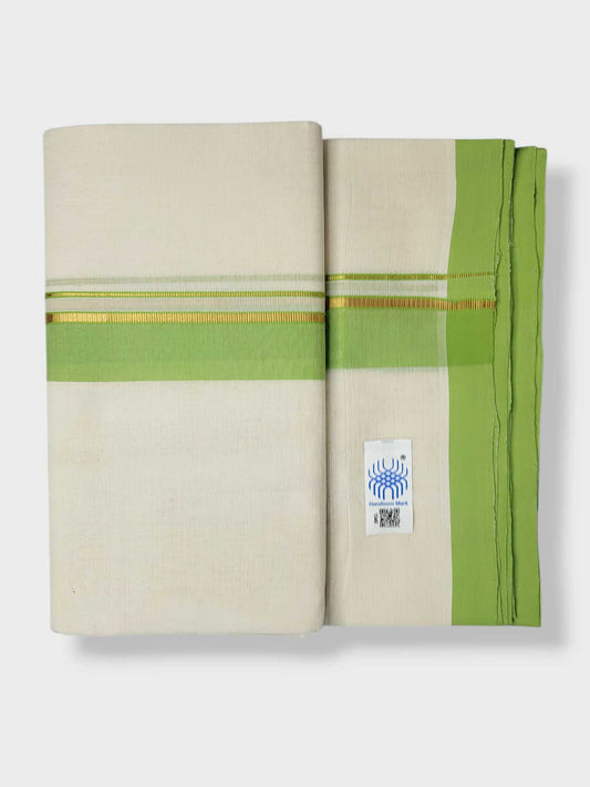 Kerala Balaramapuram Pure Cotton Handloom Mundu/Dhoti