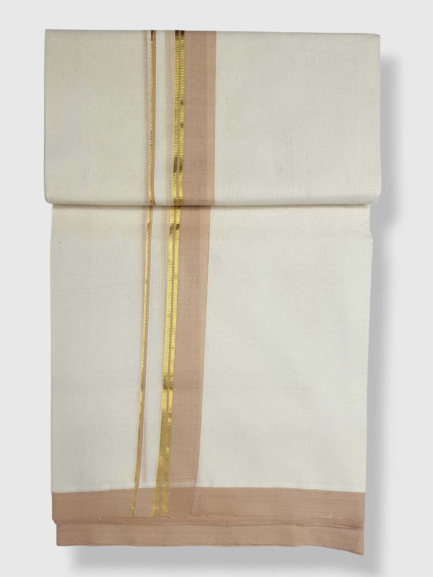 Kerala Balaramapuram Pure Cotton Handloom Mundu/Dhoti