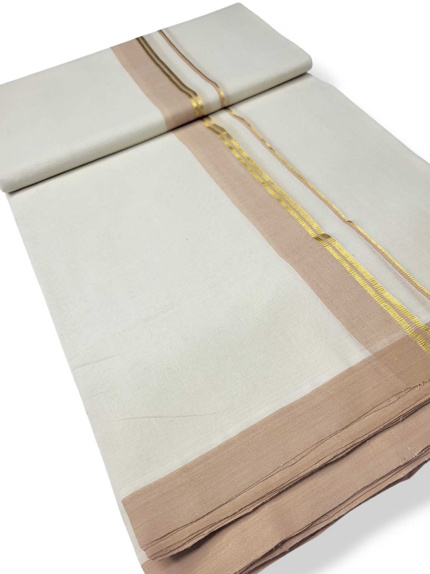 Kerala Balaramapuram Pure Cotton Handloom Mundu/Dhoti