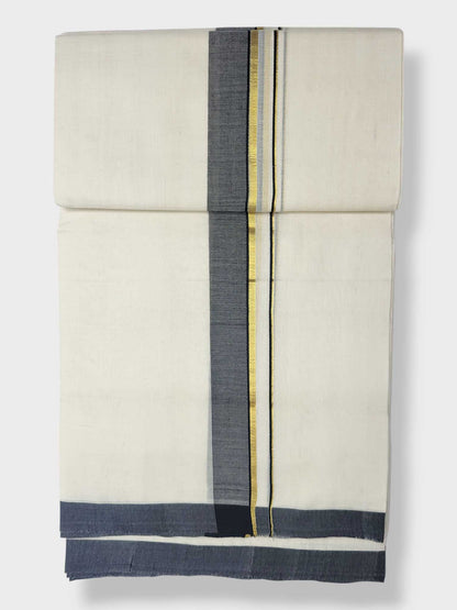 Kerala Balaramapuram Pure Cotton Handloom Mundu/Dhoti