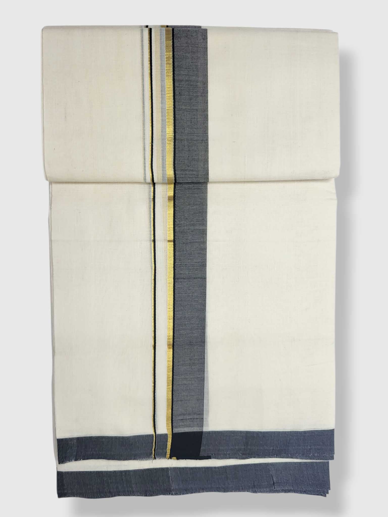 Kerala Balaramapuram Pure Cotton Handloom Mundu/Dhoti